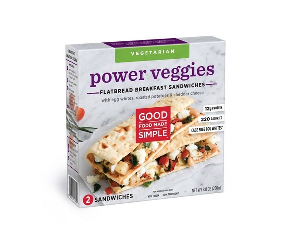 Good Food Made Simple Veggies & Egg Whites Frozen Flatbread - 8.8oz