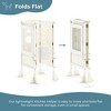 Guidecraft Classic Kitchen Helper Kids' Step Stool: Folding, Adjustable Kids Non-Slip Learning Toddler Tower with Safe Keepers - 2 of 4