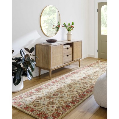 Hauteloom Cherryfield Hand Tufted Brown & Rust 1001 Wool Rug