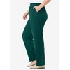Woman Within Plus Size Petite 7-Day Knit Ribbed Straight Leg Pant - 4 of 4