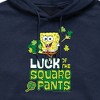 Men's SpongeBob Squarepants Luck Of The Square Pants Graphic Fleece Pullover Hoodie - Navy - 2 X-Large - 2 of 4