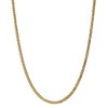 Black Bow Jewelry 3.2mm, 14k Yellow Gold, Solid Beveled Curb Chain Necklace - 2 of 4