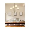 Elegant Lighting Nyomi 36-Inch Chrome Chandelier with Minimalist Look - 2 of 4