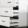 FUFU&GAGA White Rounded - corner Drawer Cabinets: Flexible Combinations, Ample Storage for Home - 4 of 4