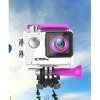 LINSAY Funny Kids Pink Action Camera Sport Outdoor Activities HD Video and Photos Micro SD Card Slot up to 32GB - Pink - 3 of 3