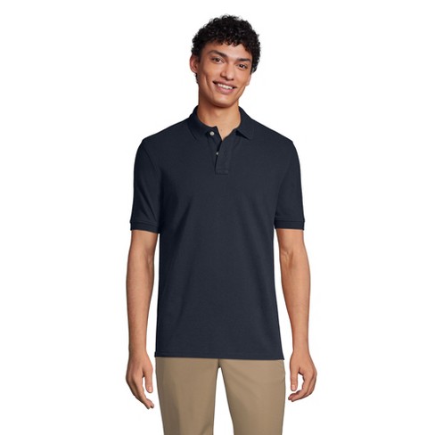 Lands' End School Uniform Men's Short Sleeve Mesh Polo Shirt - Small ...