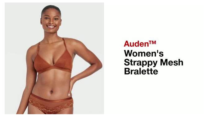 Women's Strappy Mesh Bralette - Auden™, 2 of 6, play video