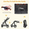 2 in 1 Baby Stroller for Toddler,High Landscape Infant Stroller with Large Storage Basket - 4 of 4