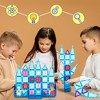 PICASSO-TILES 71 PC Travel Size Magnetic Tiles, Magnetic Building Blocks for Kids, Magnet for Kids 3+ - 4 of 4
