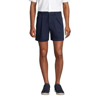 Lands' End Lands' End Men's Traditional Fit Pleated 6" No Iron Chino Shorts