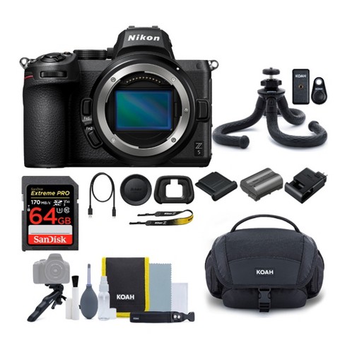 hjælp Duftende Tage med Nikon Z5 Mirrorless Camera With 64gb And Accessory Bundle : Target