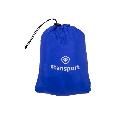 Blue Nylon Camping Hammock with Mosquito Netting