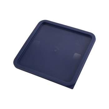 Winco Cover for Square Storage Container, Blue, Fits 12, 18 and 22 Quart