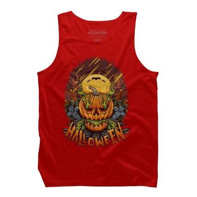 Men's Design By Humans halloween By arjanaproject Tank Top