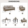 EAGLE PEAK Wicker Outdoor Patio Conversation Set - 3 of 4