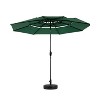 10FT 3-Tier Auto-Tilt Outdoor Umbrella, Aluminum Patio Table Umbrella for Market, Pool, Deck (Base Not Included) – Maison Boucle - 2 of 4
