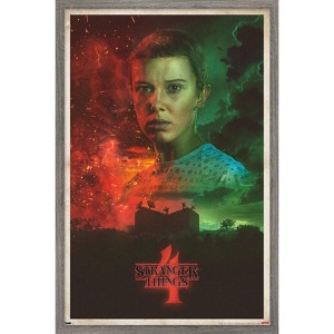 Trends International Netflix Stranger Things: Season 4 - Eleven One Sheet Framed Wall Poster Prints - 1 of 4