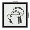 Amanti Art Retro Tea Kettle (Kitchen) by Kathrine Lovell Canvas Wall Art Print Framed 16 x 16-in. - 4 of 4