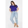 Women's Plus Size Linny Top - blue | CITY CHIC - 2 of 4