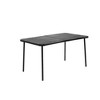 7-Piece Outdoor Patio Dining Set with 55" Steel Rectangular Table and 6 Armchairs - 3 of 4