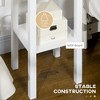 CIPACHO 2-Tier Side Table with Drawer and Shelf, End Table for Living Room and Hallway, White - 4 of 4