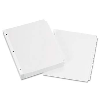 Avery Write-On Plain-Tab Dividers 8-Tab Letter 24 Sets 11507