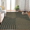 Modern Rainbow Easy Jute Area Rugs, Washable Natural Contemporary Indoor Outdoor Carpet for Living Room Bedroom Office Farmhouse Patio Backyard RV - 2 of 4