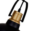 CWI Lighting Elisa 1 Light Down Pendant With Black Finish - 4 of 4