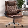 Rbied Ergonomic Executive Office Chair Home Desk Chair with Flip-Up Arms, 360° Rotation, Adjustable Backrest and Height - 2 of 4