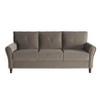 NicBex 80 Inch Velvet Tufted 3-Seater Sofa Couch with 5 Solid Wood Frame for Living Room,Office,Apartment - 3 of 4