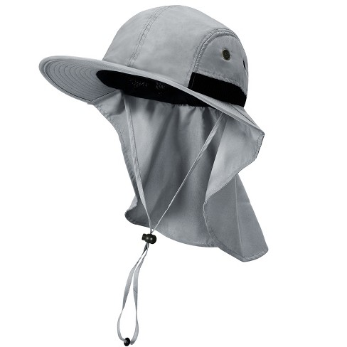 Outdoor hat with neck flap on sale