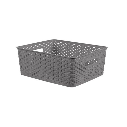 Gray on sale storage baskets