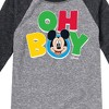Boys' - Disney - Oh Boy Raglan Graphic T-Shirt - 2 of 4