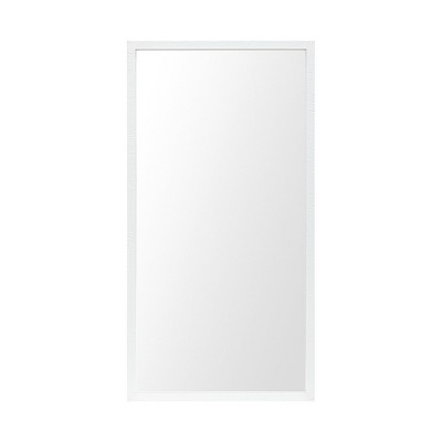 HomeRoots 42" White Framed Bathroom Vanity Mirror