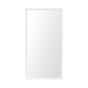 HomeRoots 42" White Framed Bathroom Vanity Mirror - 1 of 4