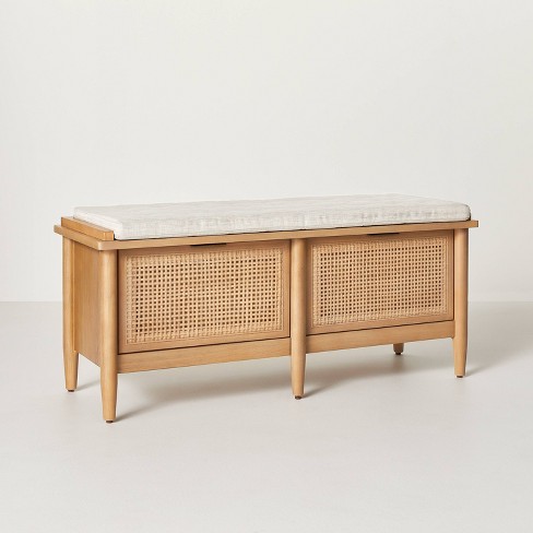 Cane storage bench new arrivals