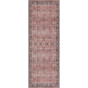 Hauteloom Ganyangan Red Washable Rug - 1 of 4