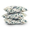18"x18" Deny Designs Gyaneshwari Dave Winter Hues Square Outdoor Throw Pillow Off-White - 4 of 4