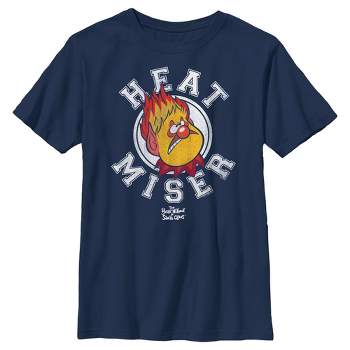 Boy's The Year Without a Santa Claus Heat Miser Stamp T-Shirt