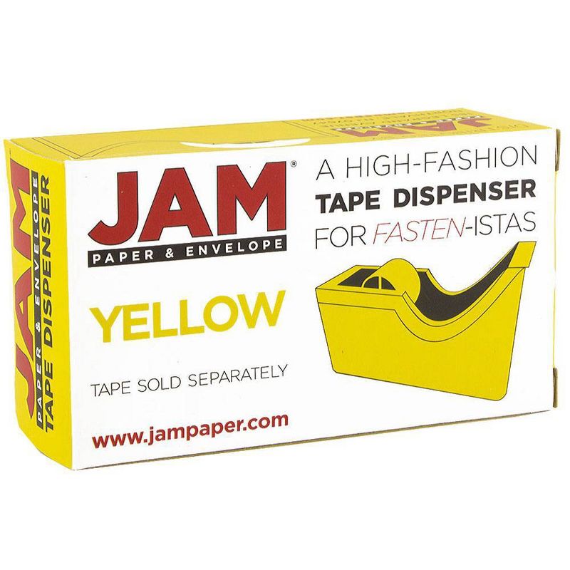 JAM Paper Colorful Desk Tape Dispensers - Yellow, 6 of 7