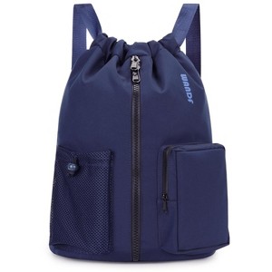 Narwey Drawstring Backpack Sports Gym Bag with Shoes  display picture 2