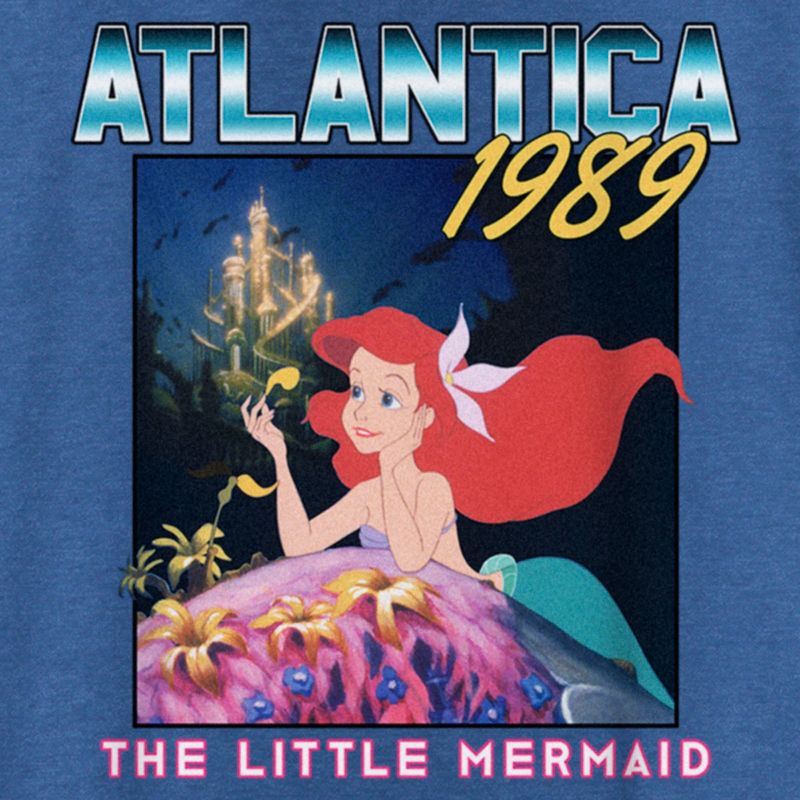 Women's The Little Mermaid Ariel Atlantica 1989 Racerback Tank Top, 2 of 5