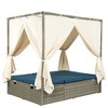 Whisen Adjustable Sun Bed with Curtain, High Comfort, 3 Colors Available - 4 of 4