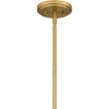 Quoizel Lighting Dupree 1 - Light Pendant in  Brushed Weathered Brass - 3 of 4