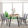 CENGHU Mid-Century Dining Chairs Set of 4, Velvet Accent Chairs for Kitchen, Living Room - 3 of 4