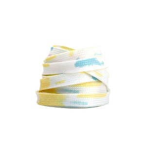 INSPIRE CHIC Flat Colorful Tie Dye for Sneakers Boots Shoestring 2 Pair - 1 of 3