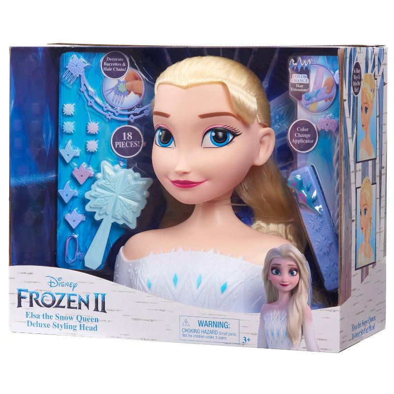 Disney Frozen 2 Deluxe Elsa the Snow Queen Styling Head 17pc, 4 of 11
