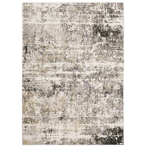 Oriental Weavers Nebulous Indoor and Outdoor Modern and Contemporary Rug 091L9 in Grey Rectangle 3' 3" X 5' - 1 of 4