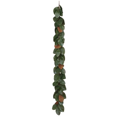 Sullivans Artificial Magnolia Leaf Garland 72"L Green