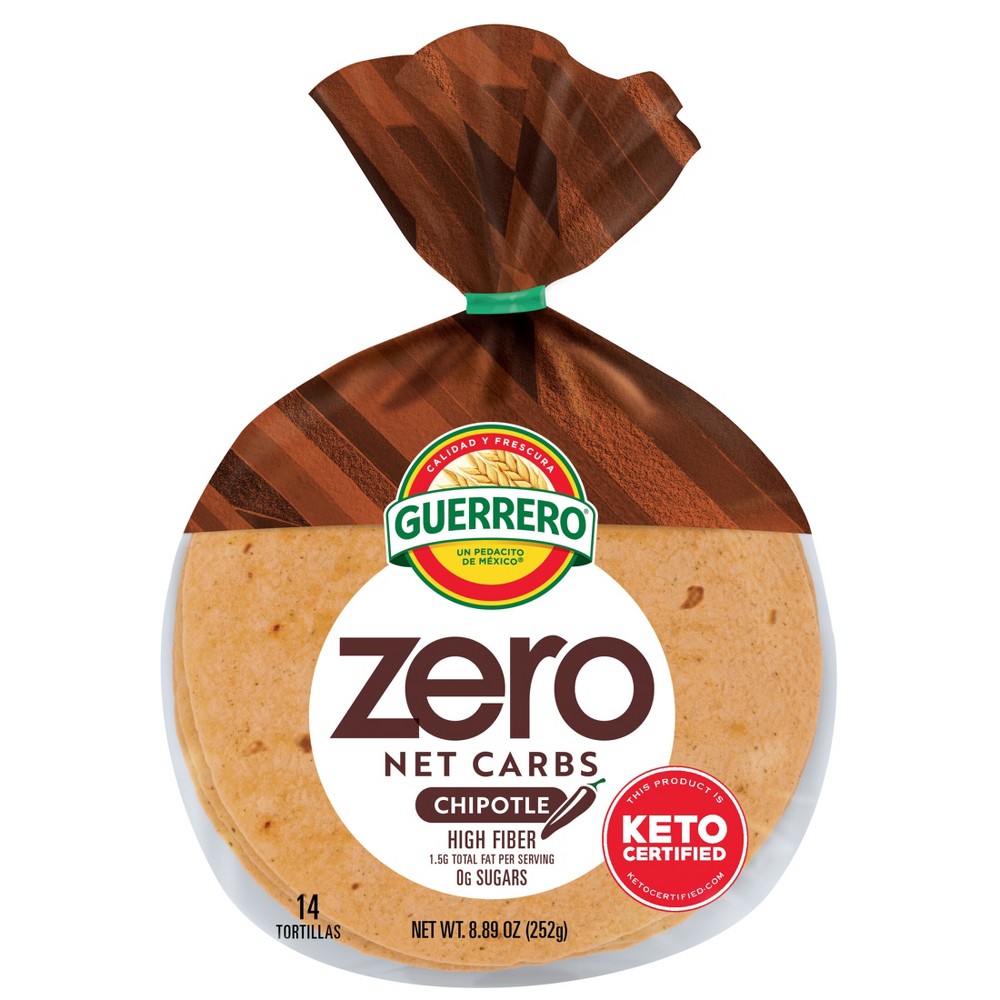 UPC 048564000289 product image for Guerrero Street Taco Size Zero Net Carbs Chipotle Tortillas - 14ct/8.89oz | upcitemdb.com